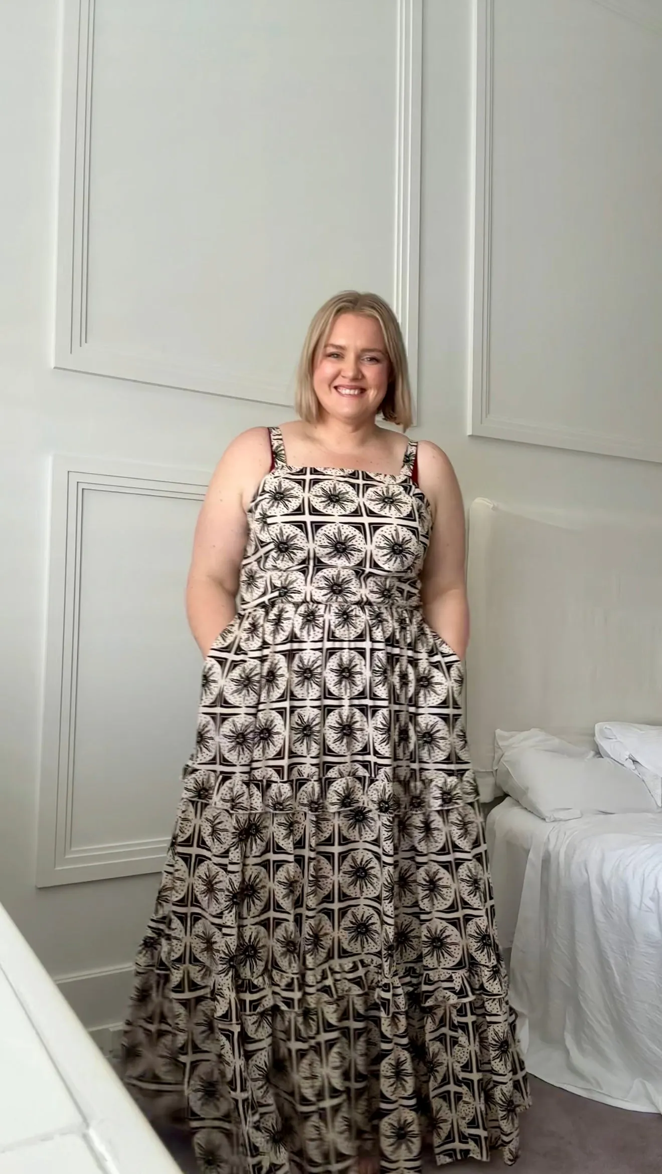 Dawn Dress - Sun print