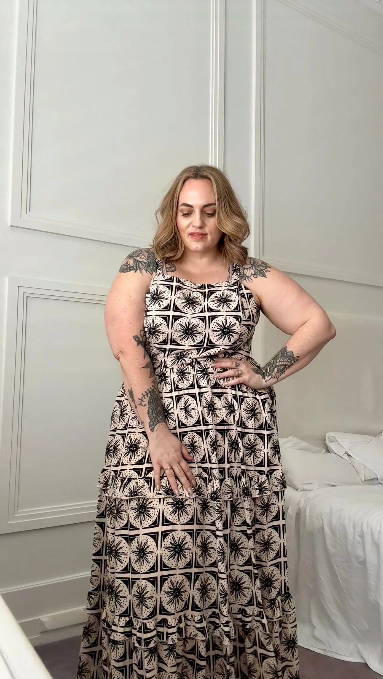 Dawn Dress - Sun print