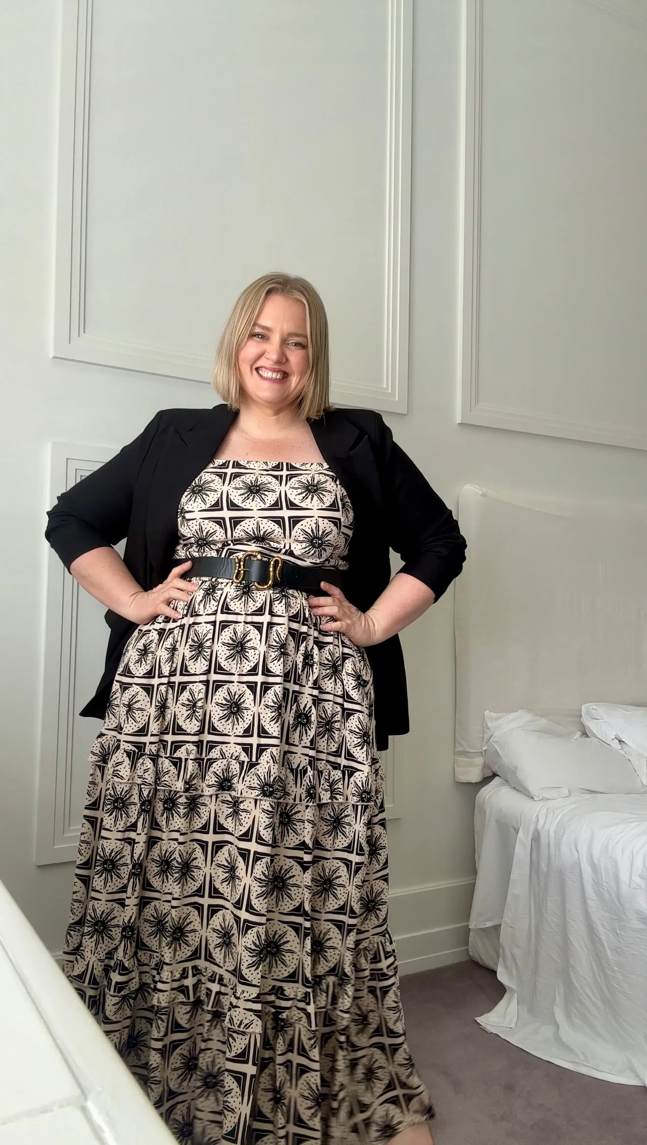 Dawn Dress - Sun print
