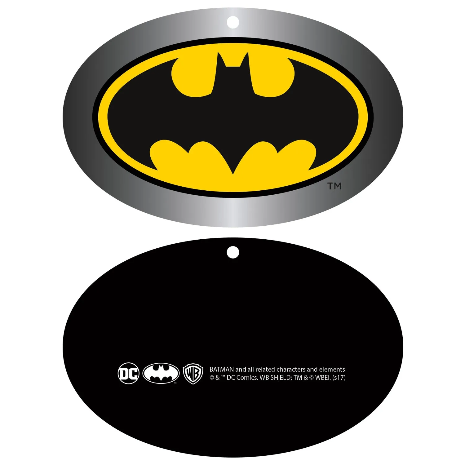 DC Comics Batman Logo Saturated Official Women's T-shirt (Black)