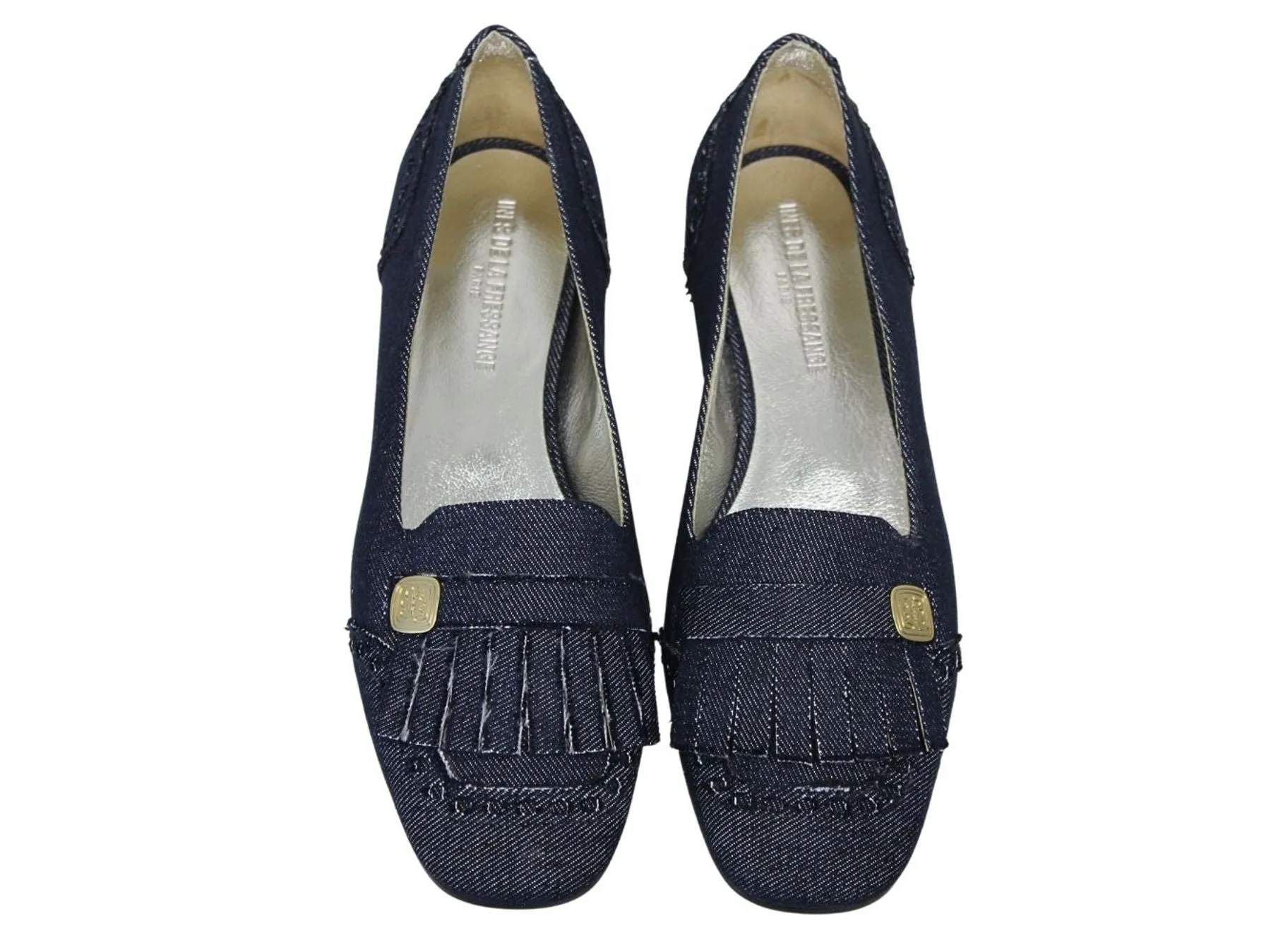 Denim ballerinas