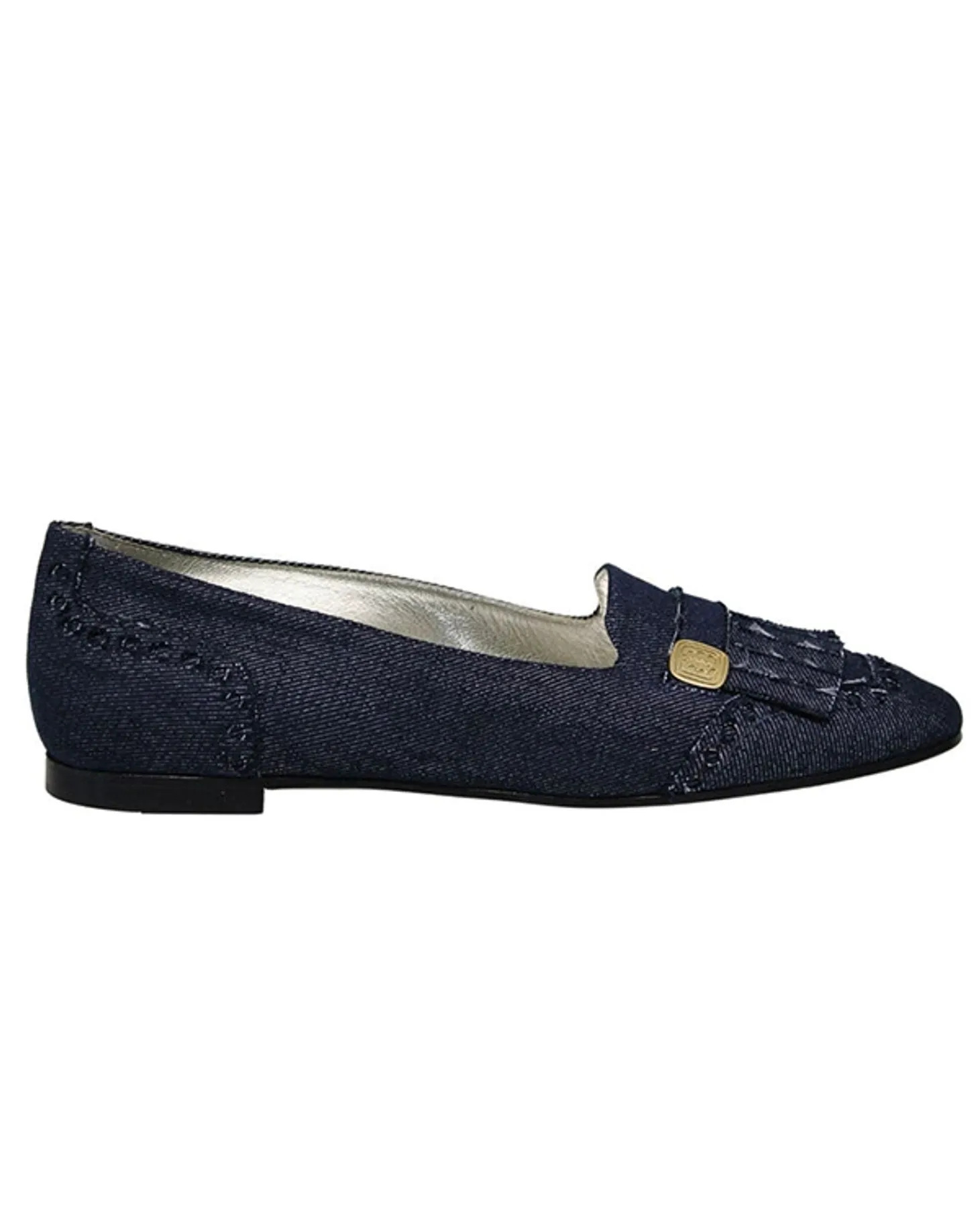 Denim ballerinas