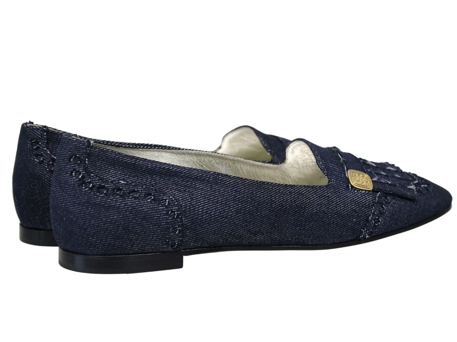 Denim ballerinas