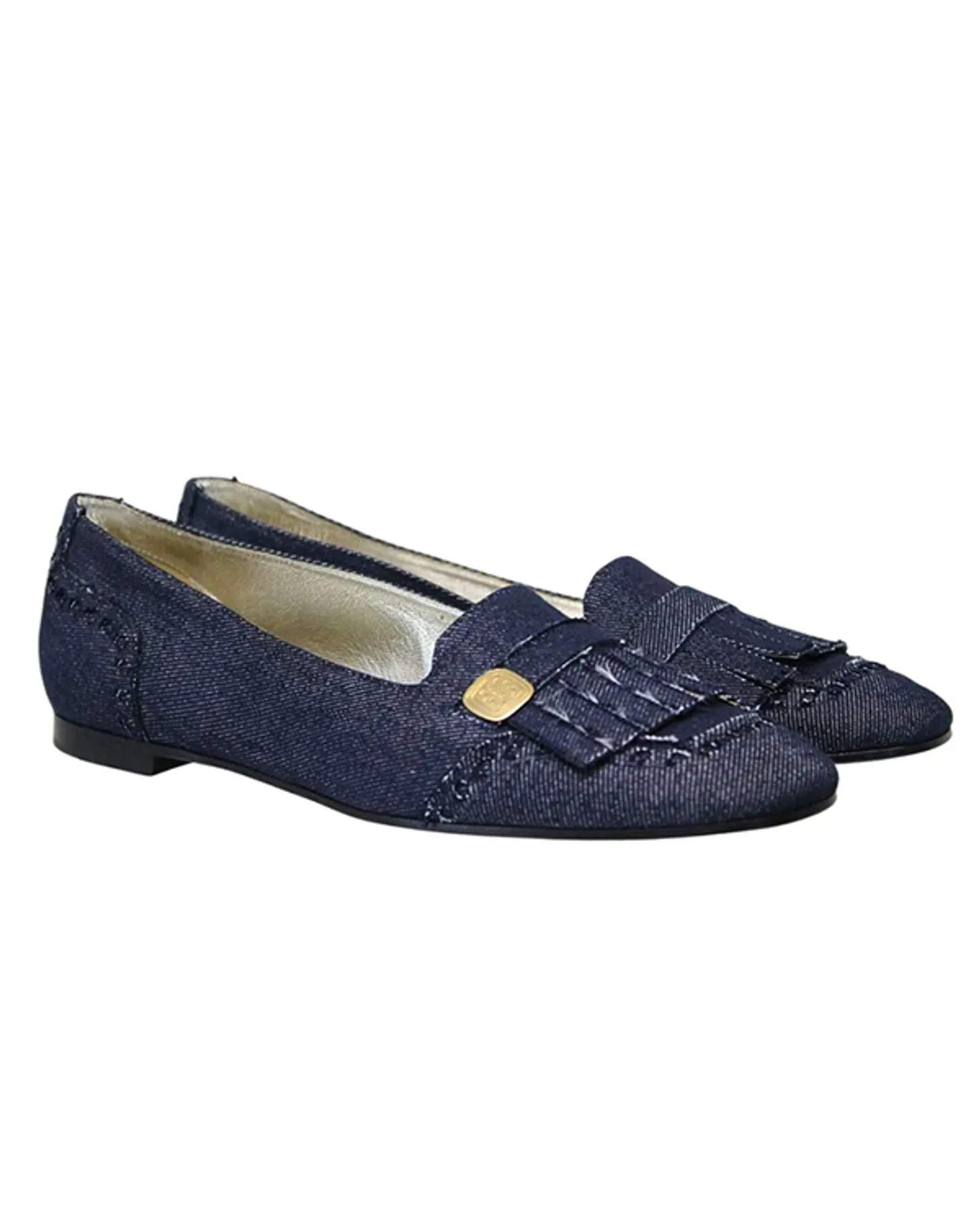 Denim ballerinas