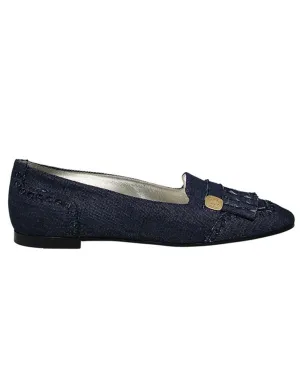 Denim ballerinas