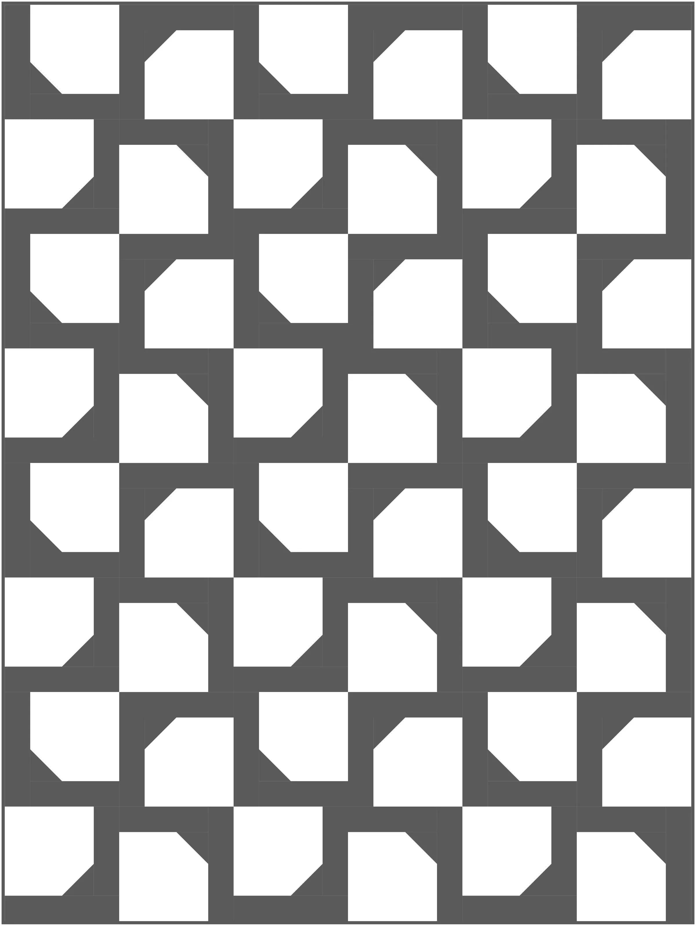 Diamonds Quilt Block Pattern