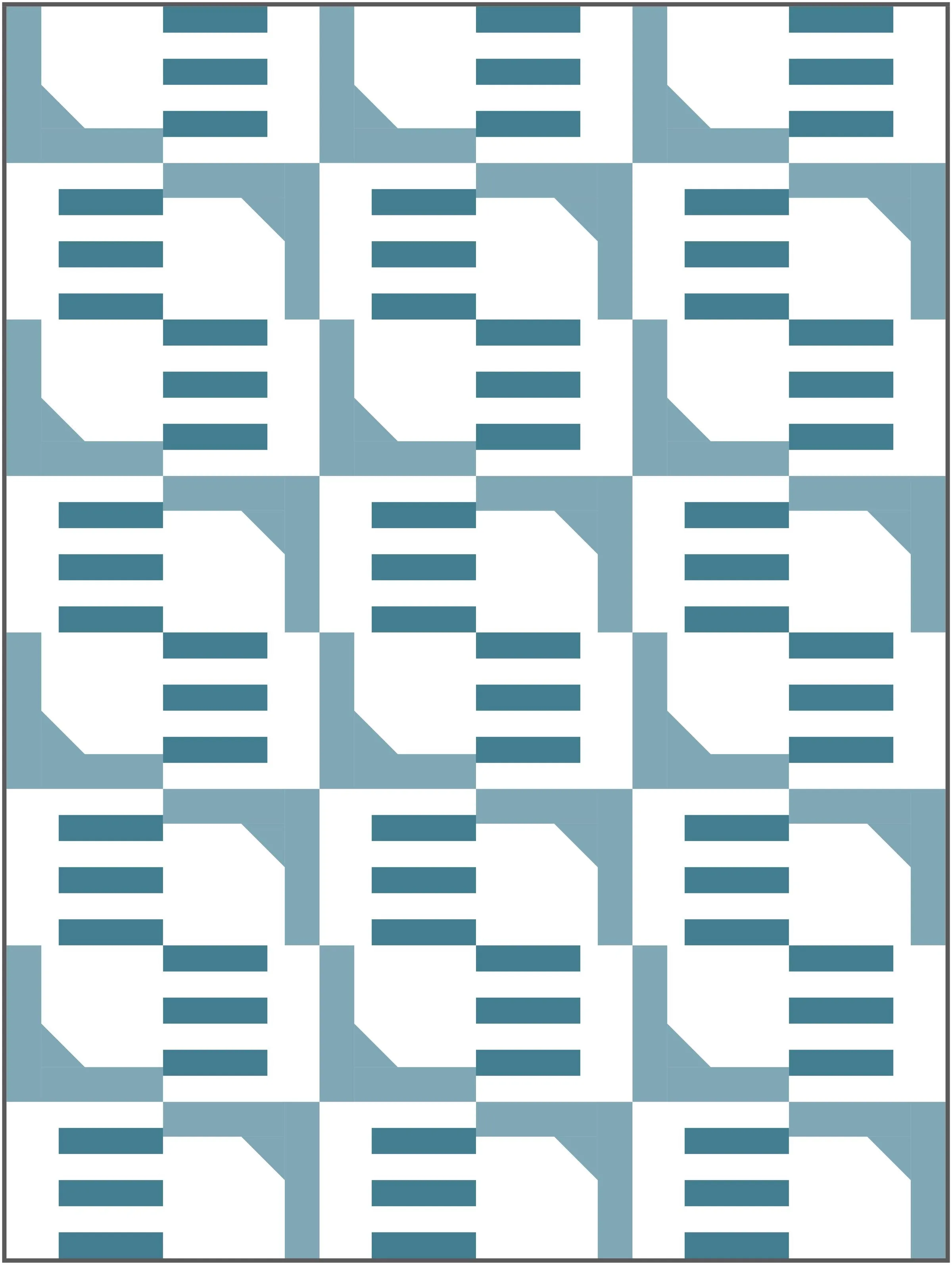 Diamonds Quilt Block Pattern