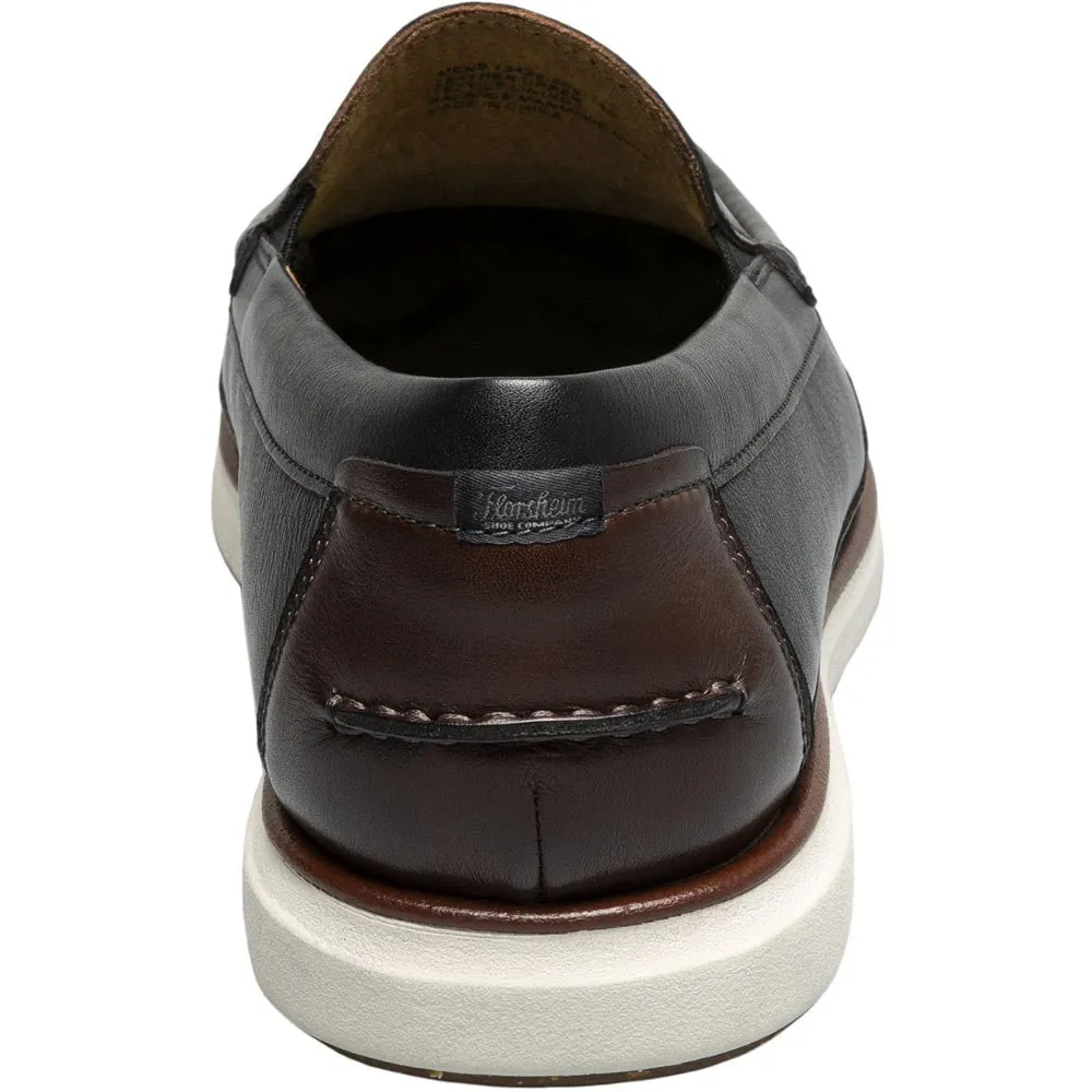 Florsheim Tropics Black Multi Moc Toe Venetian Slip On Shoes