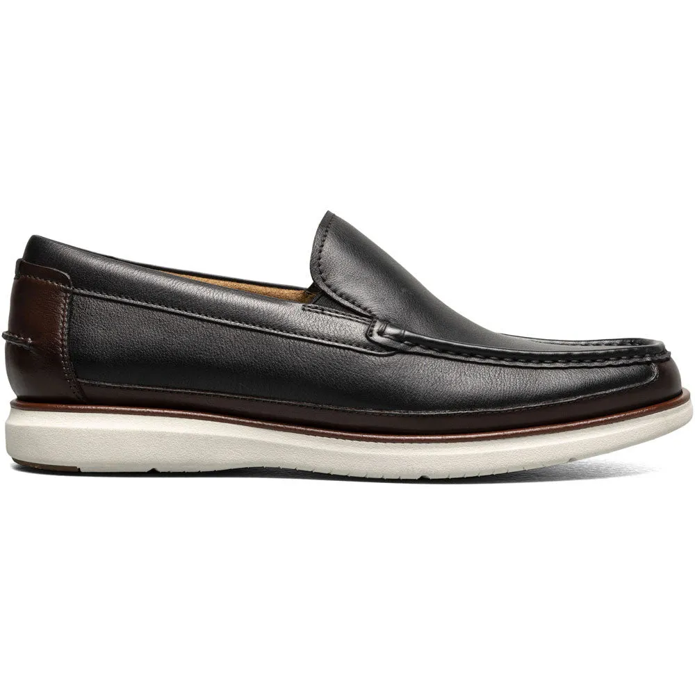 Florsheim Tropics Black Multi Moc Toe Venetian Slip On Shoes
