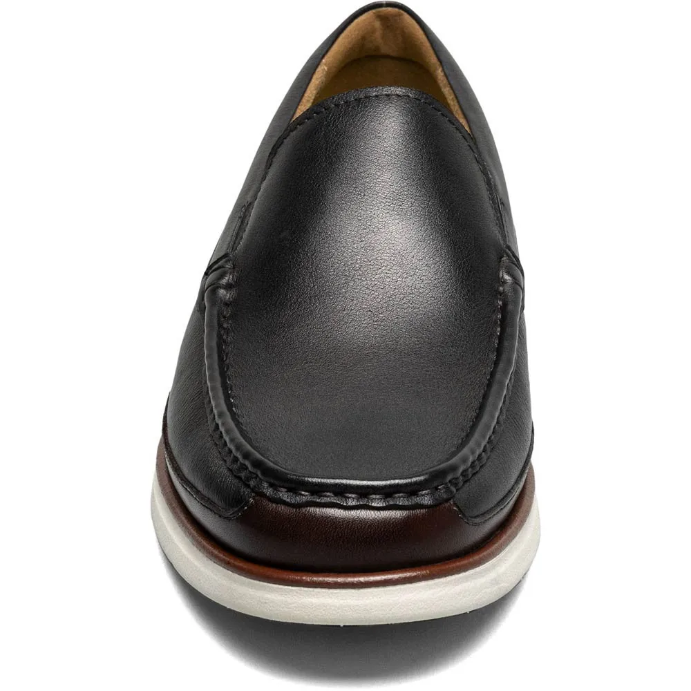 Florsheim Tropics Black Multi Moc Toe Venetian Slip On Shoes