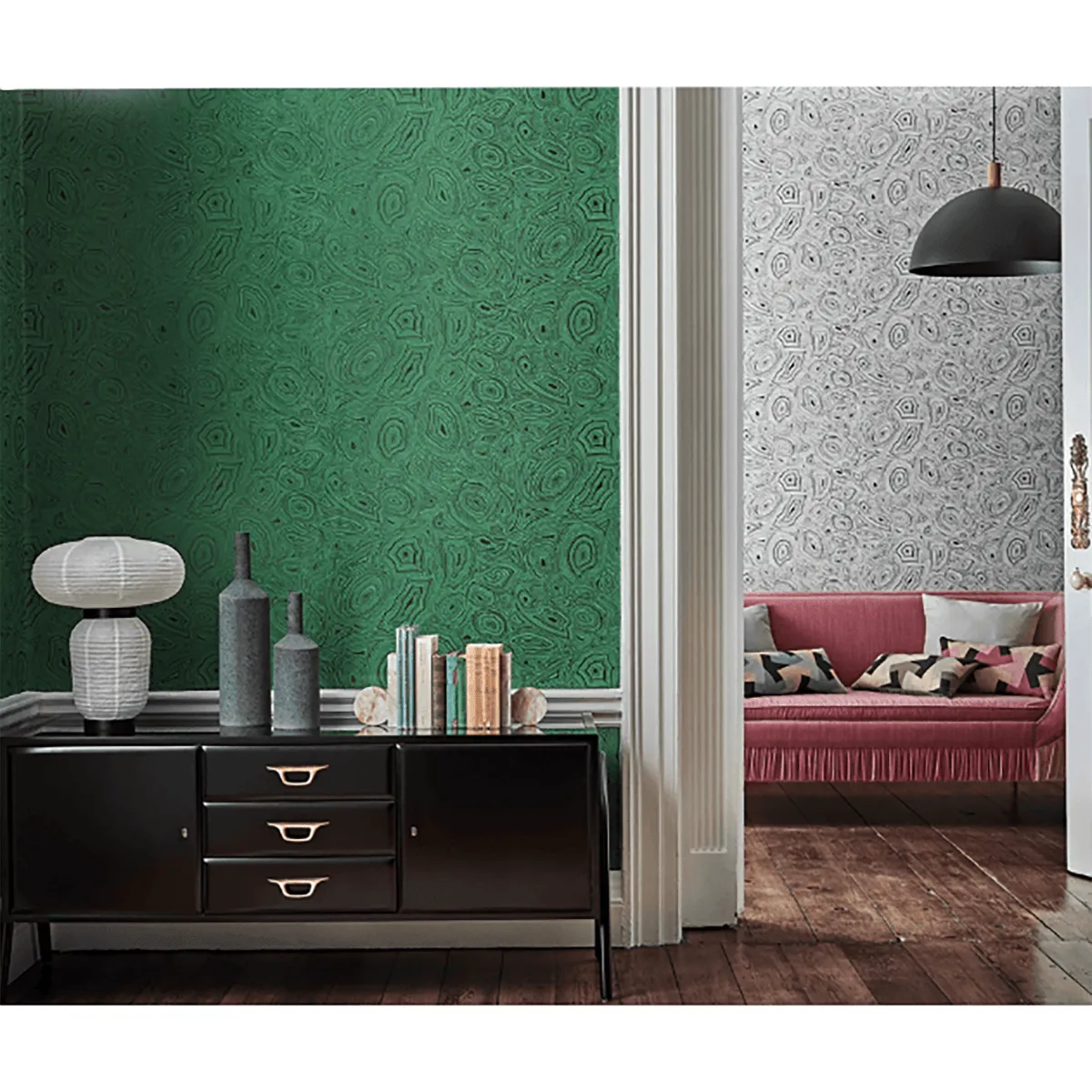 Fornasetti Malachite Wallpaper
