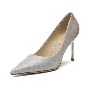 French High Heels Gradient Heels High Heeled Single Shoes