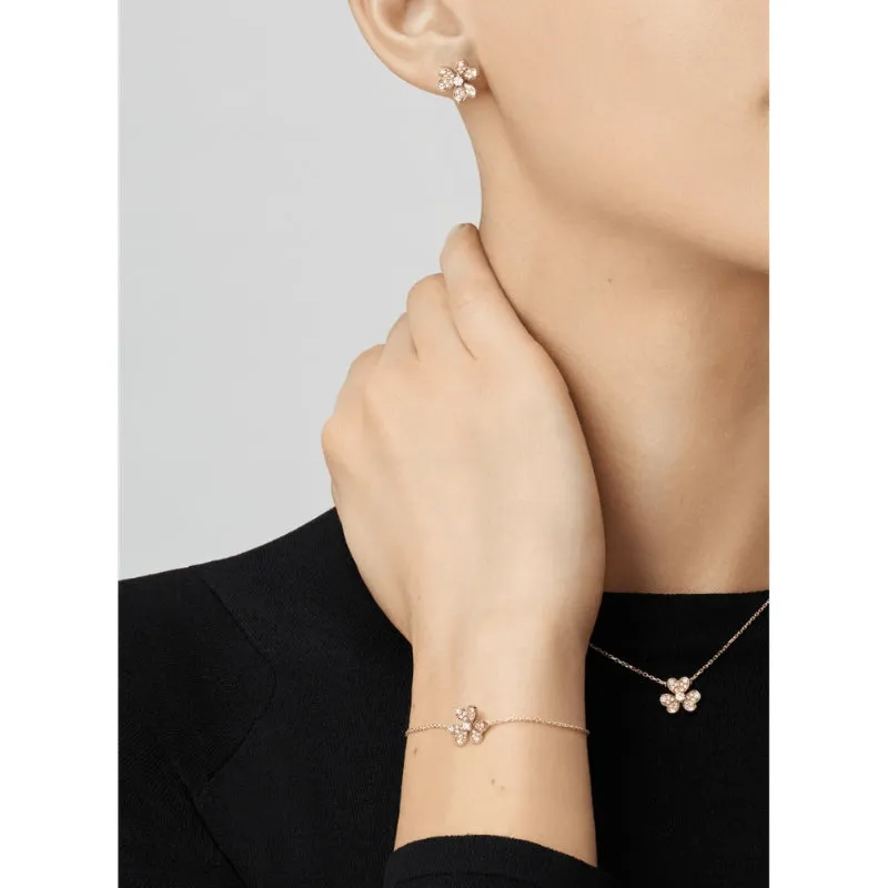 Frivole Clover Yellow Gold-Plated Chain Bracelet
