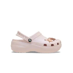 Giày Clog Nữ Crocs Classic Platform Glitter - Quartz