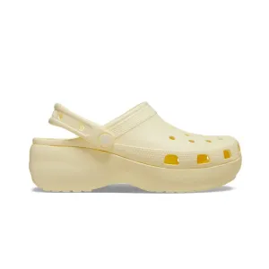 Giày Clog Nữ Crocs Platform Classic - Buttercream