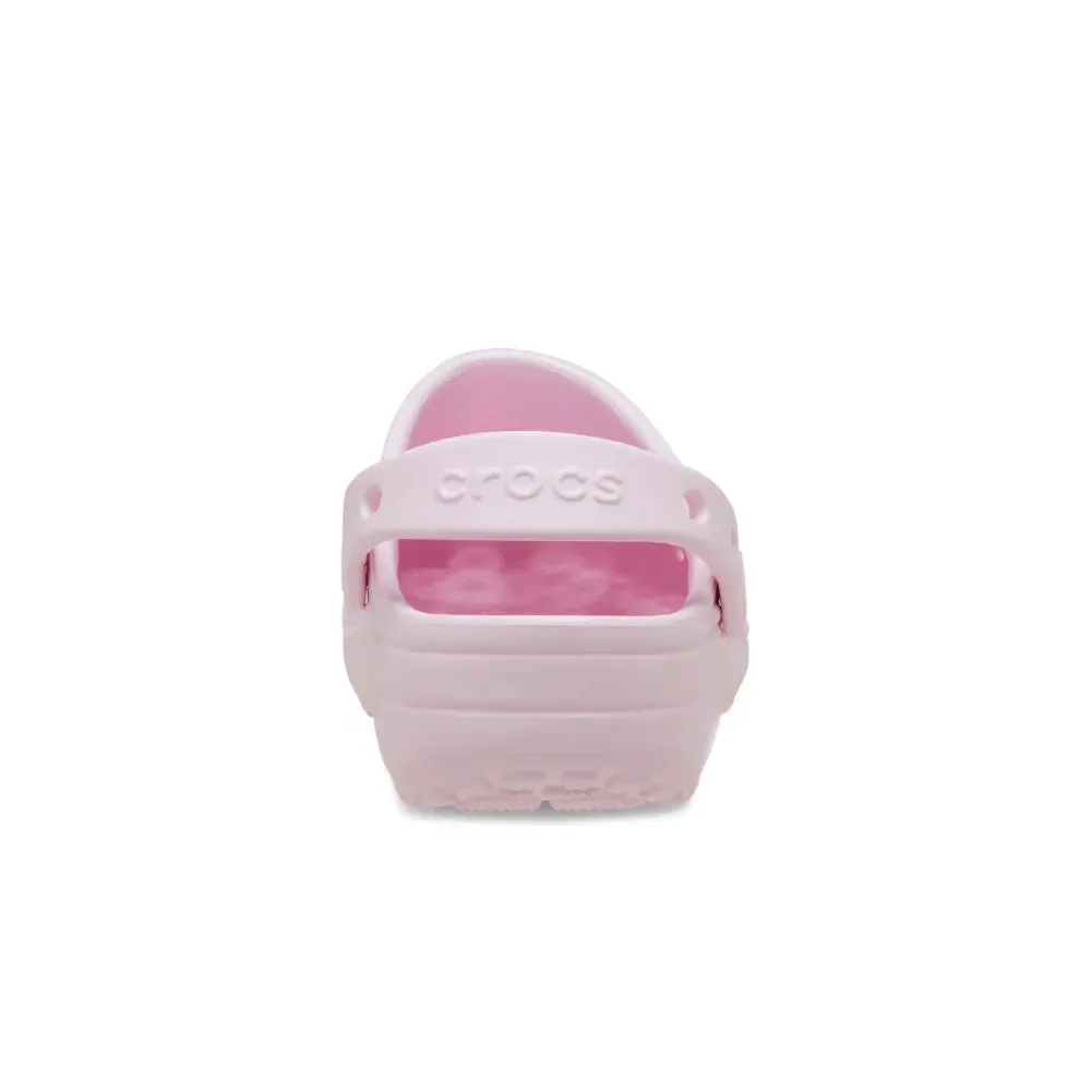Giày Clog Trẻ Em Crocs Toddler Classic Floral Cutout - Pink Milk