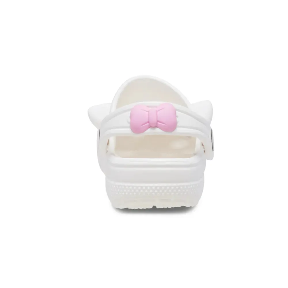 Giày Clog Trẻ Em Crocs Toddler Classic I AM Cat  - White