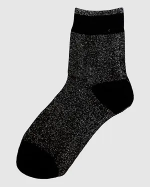 Glitter Socks - Black