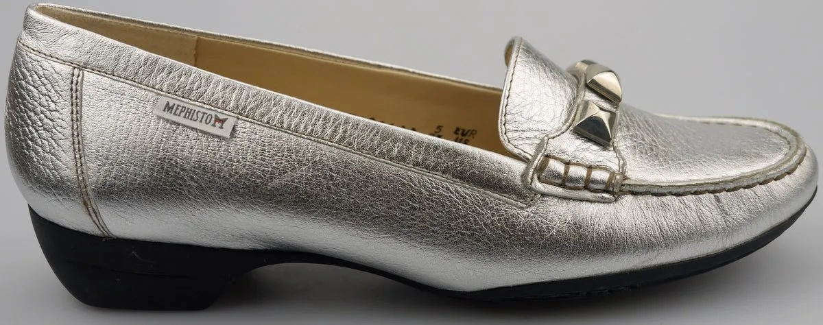 'GONDA' women's loafer - silver