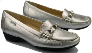 'GONDA' women's loafer - silver
