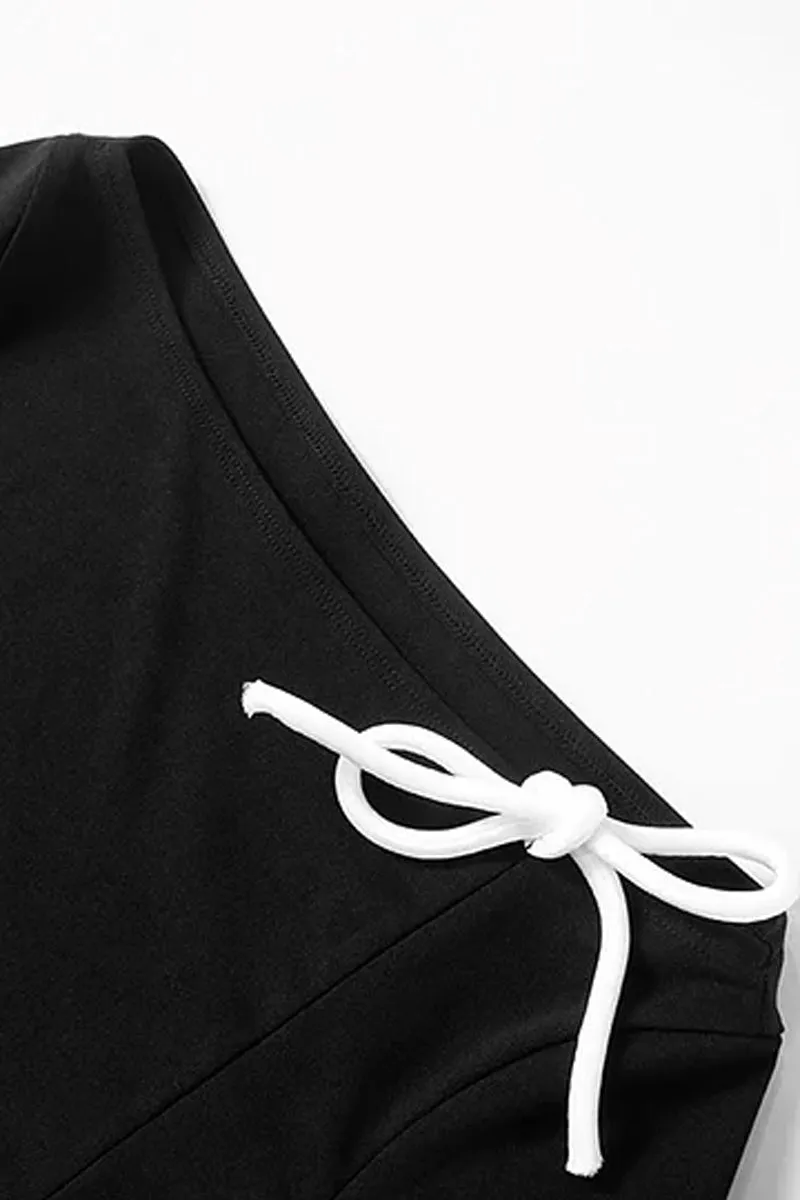 HBT1172 Tied Up Mini Dress
