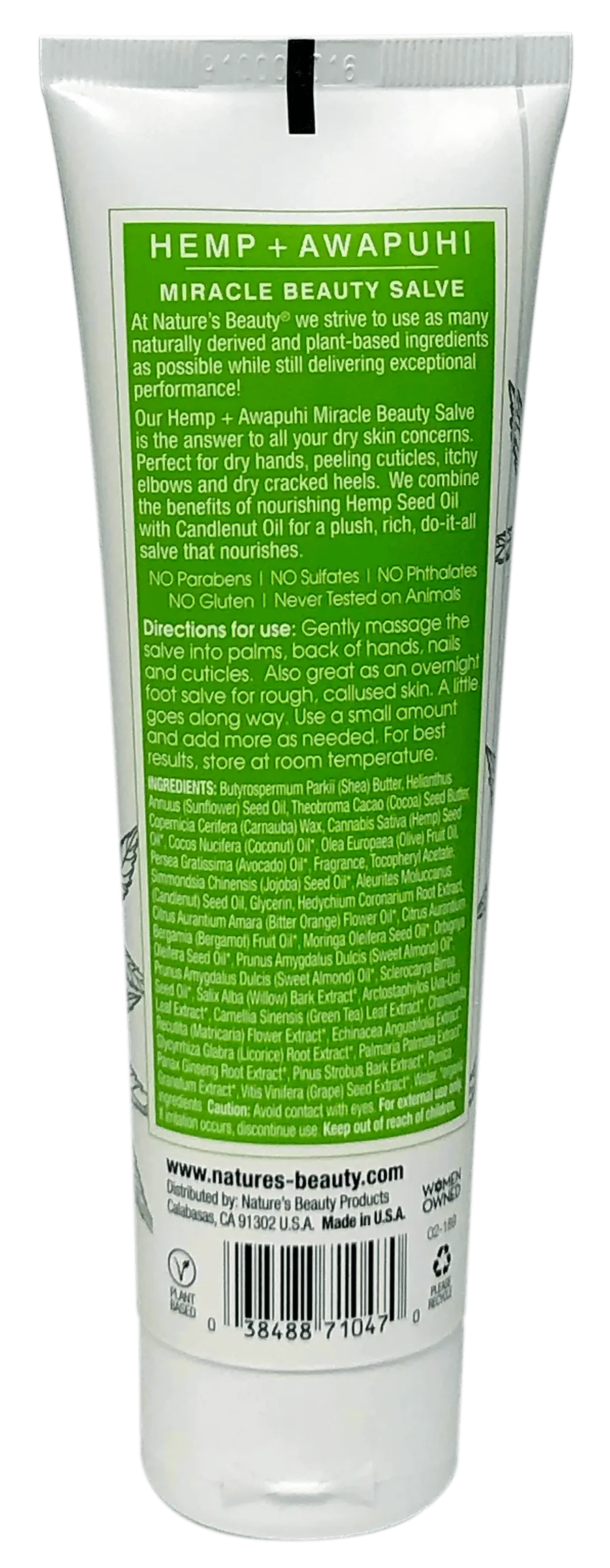 Hemp   Awapuhi Miracle Beauty Salve