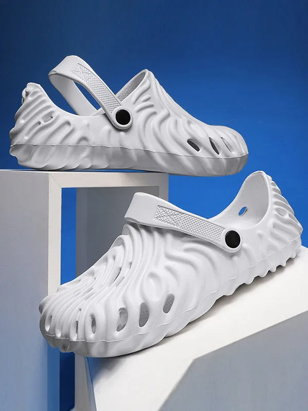 Hollow Round-Toe Slippers Crocs