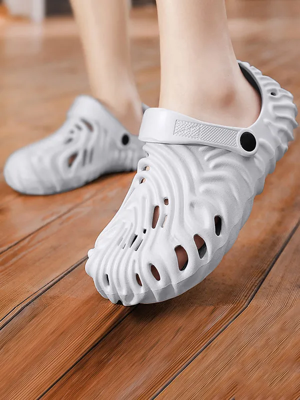 Hollow Round-Toe Slippers Crocs