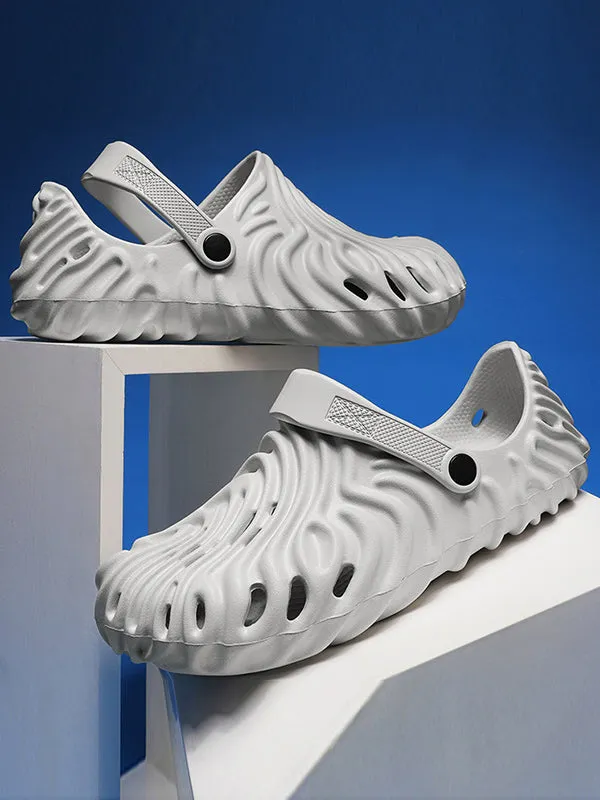 Hollow Round-Toe Slippers Crocs