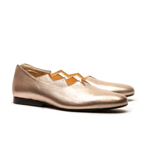 HOLZER Champagne | Leather Loafers