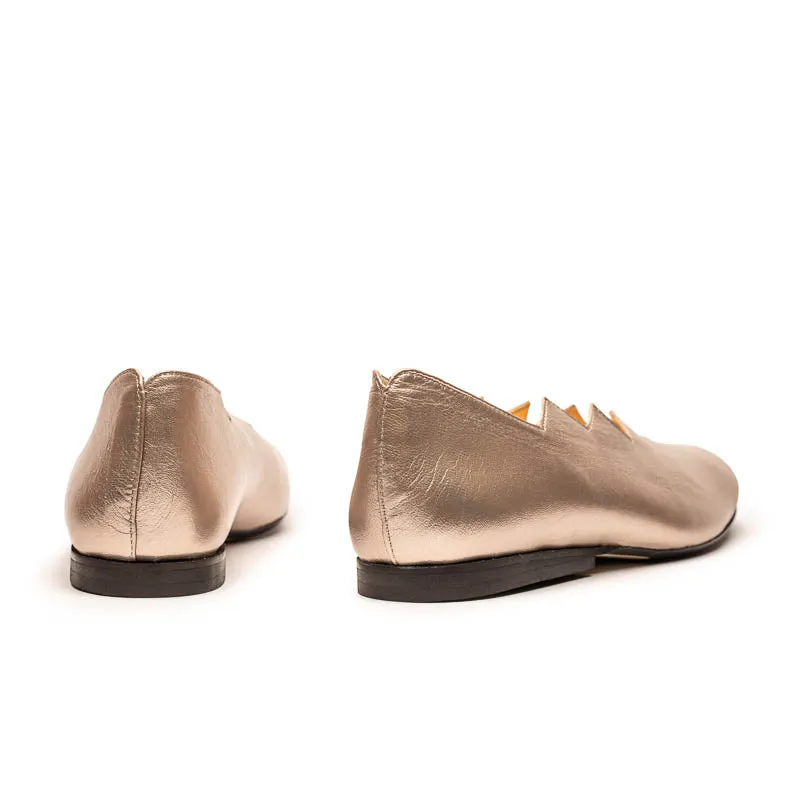 HOLZER Champagne | Leather Loafers