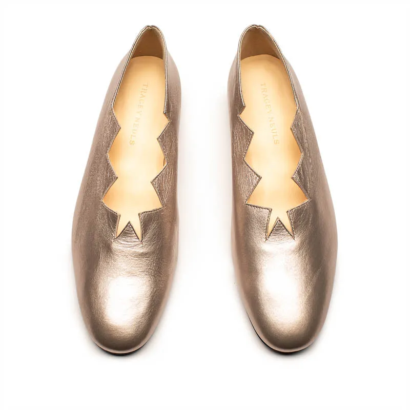 HOLZER Champagne | Leather Loafers