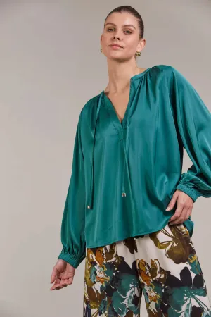 Ivy Blouse  - Teal
