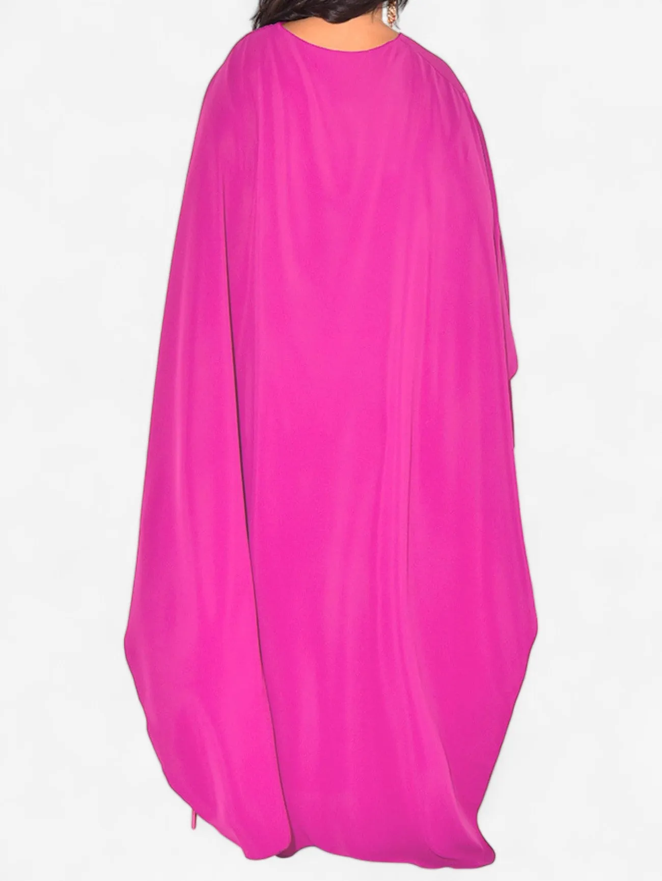 Jada | Women’s Long Sleeve Loose Evening Gown Maxi Dress