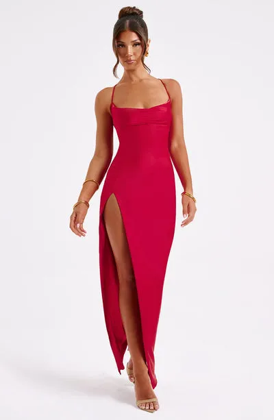 Jane Maxi Dress - Red