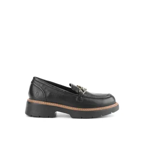Jodie Bit Loafer In Bold Black Leather