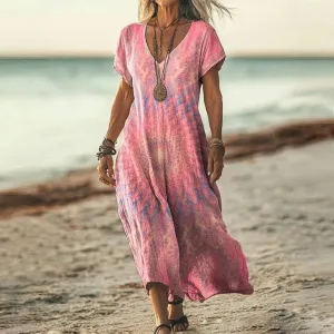 Laura - Vintage Gradient Dress