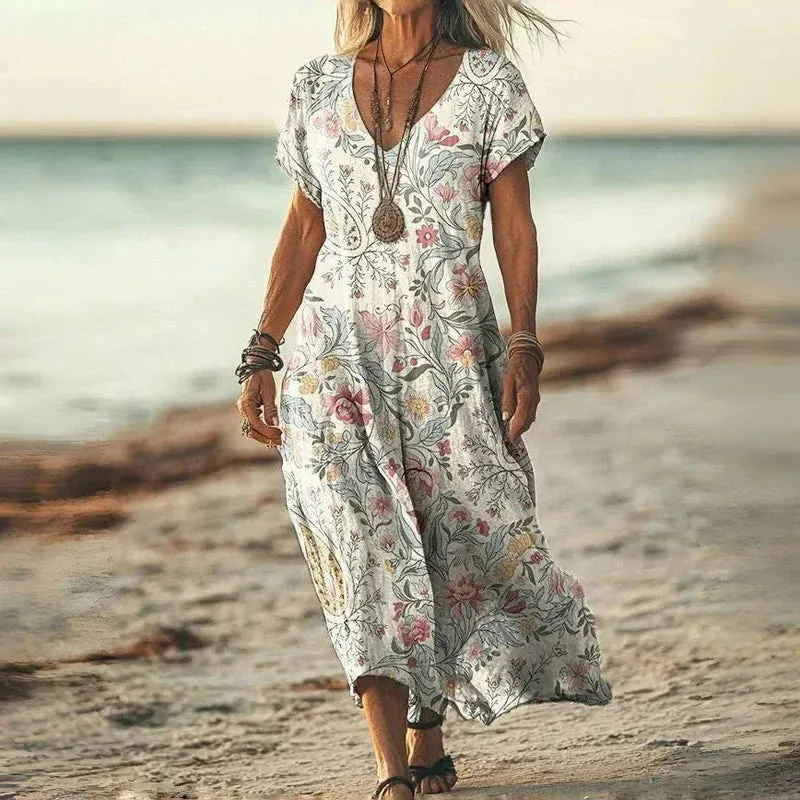 Laura - Vintage Gradient Dress