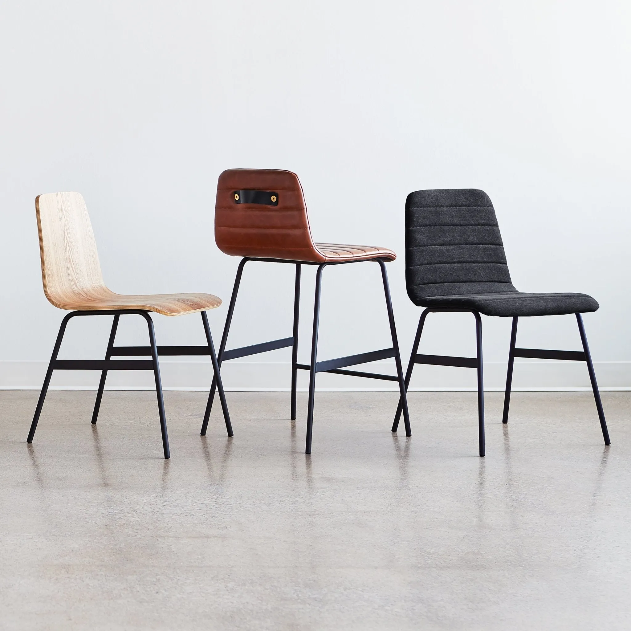 Lecture Counter Stool Upholstered