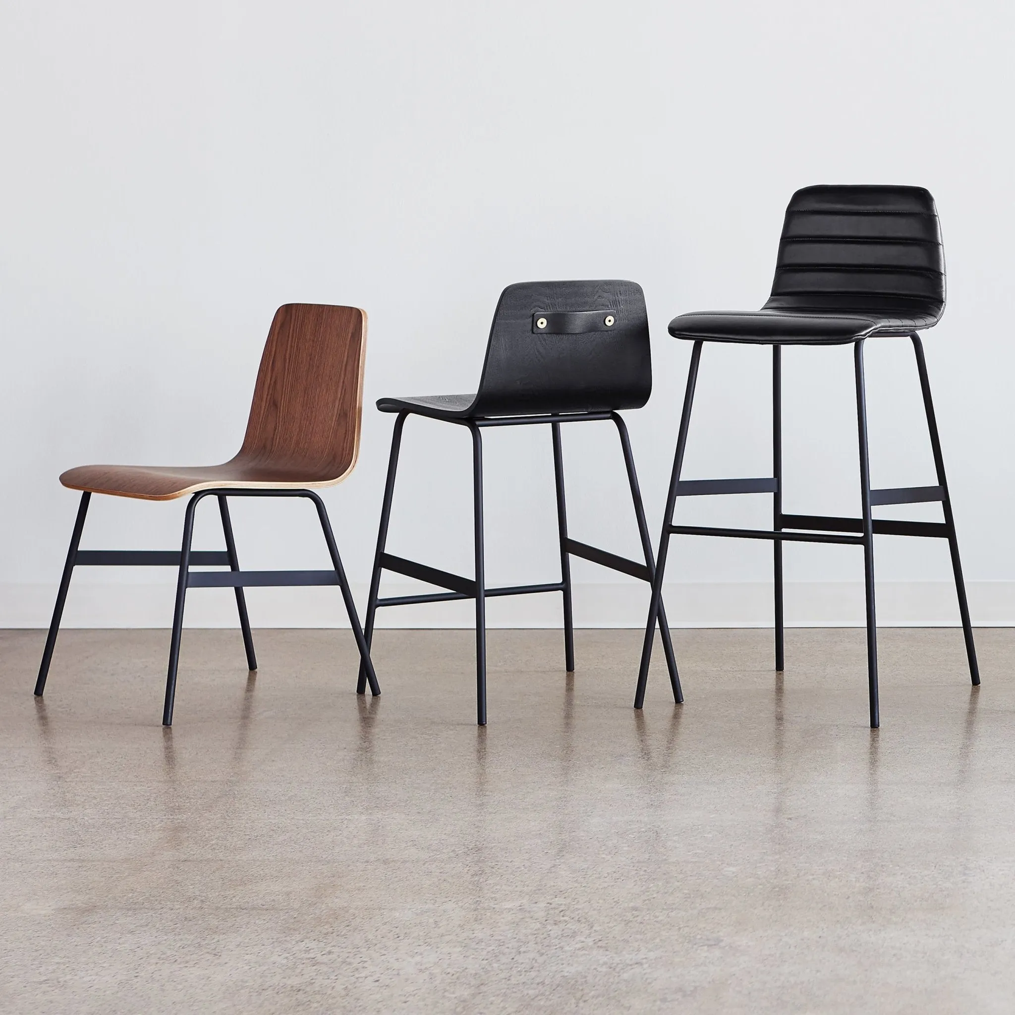 Lecture Counter Stool Upholstered