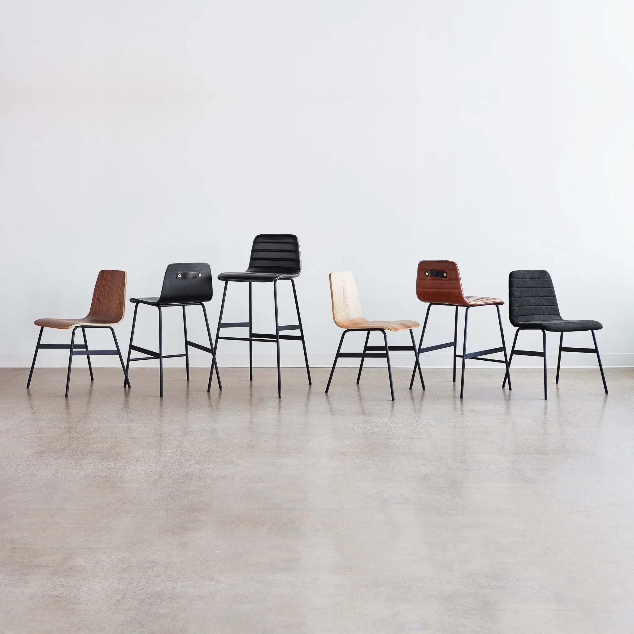 Lecture Counter Stool Upholstered