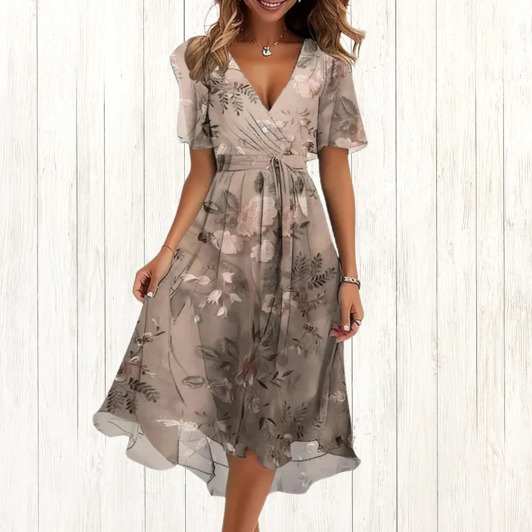 Lirica | Elegant short sleeve dress