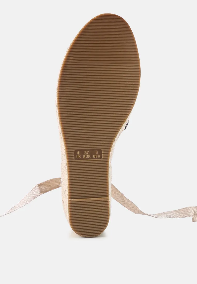 Little Mary Strappy Wedge Heel Sandals By Ruw