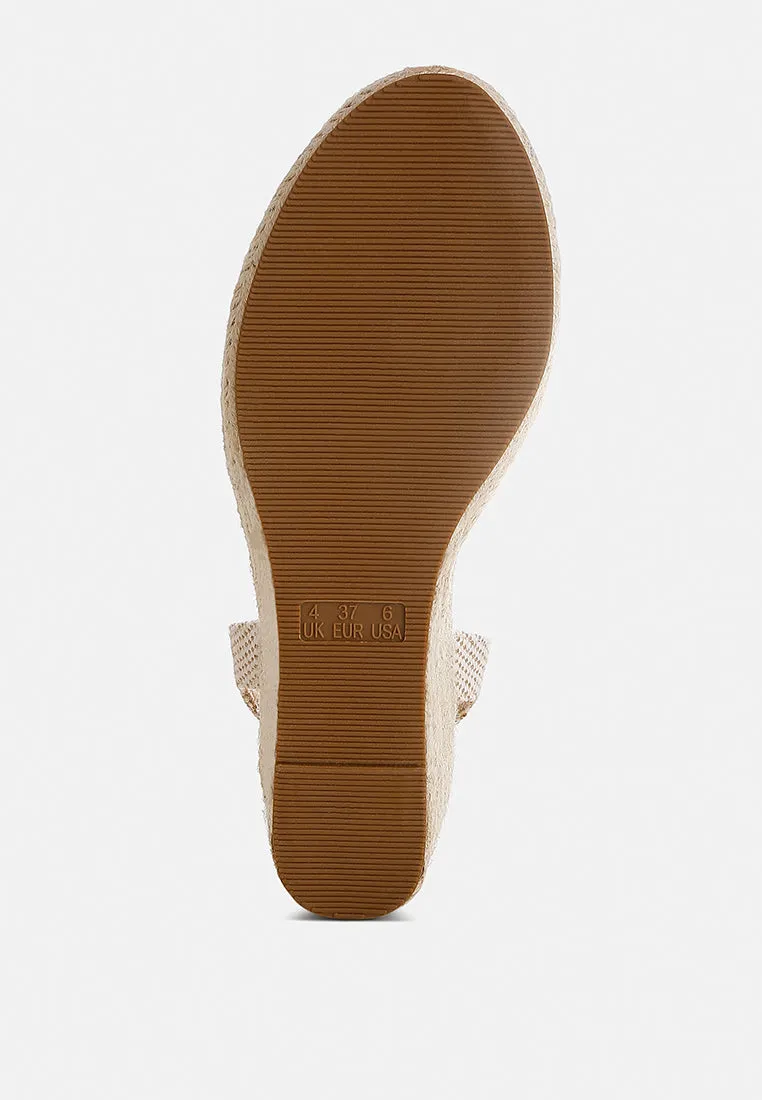 Little Mary Strappy Wedge Heel Sandals By Ruw