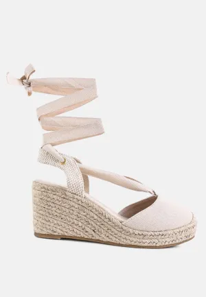 Little Mary Strappy Wedge Heel Sandals By Ruw