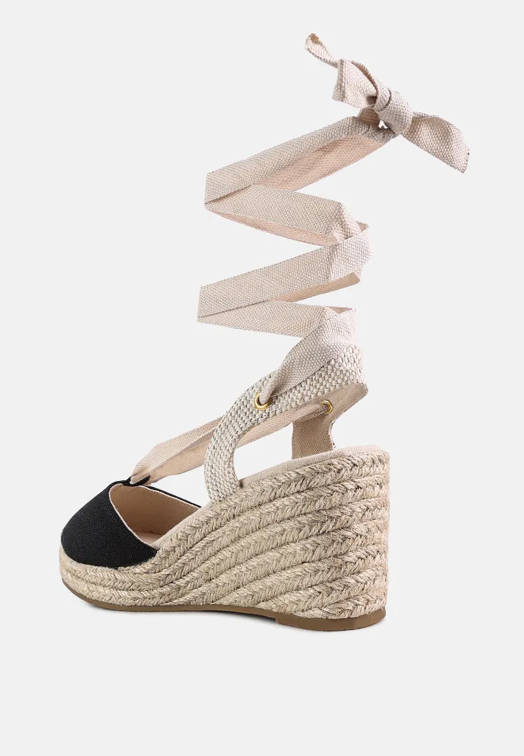 Little Mary Strappy Wedge Heel Sandals By Ruw