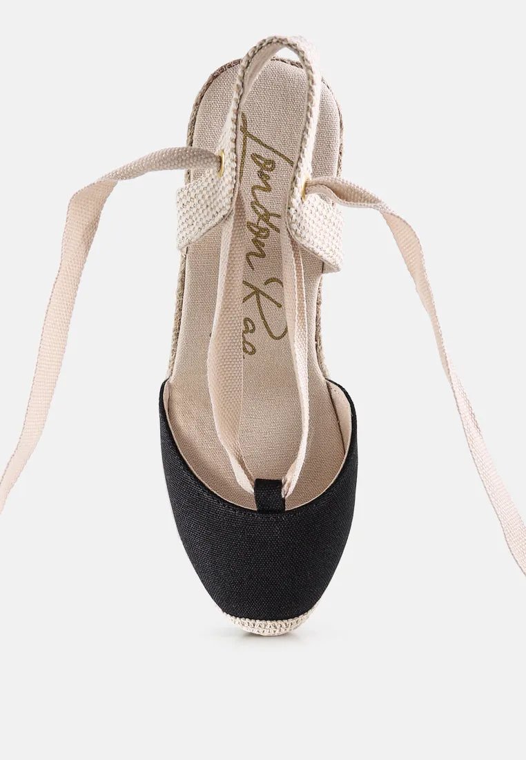 Little Mary Strappy Wedge Heel Sandals By Ruw