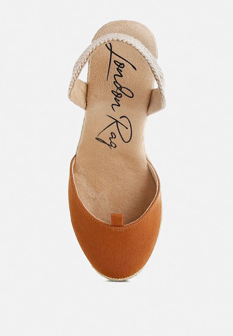 Little Mary Strappy Wedge Heel Sandals By Ruw