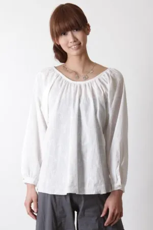 Long Sleeve Cotton Blouse