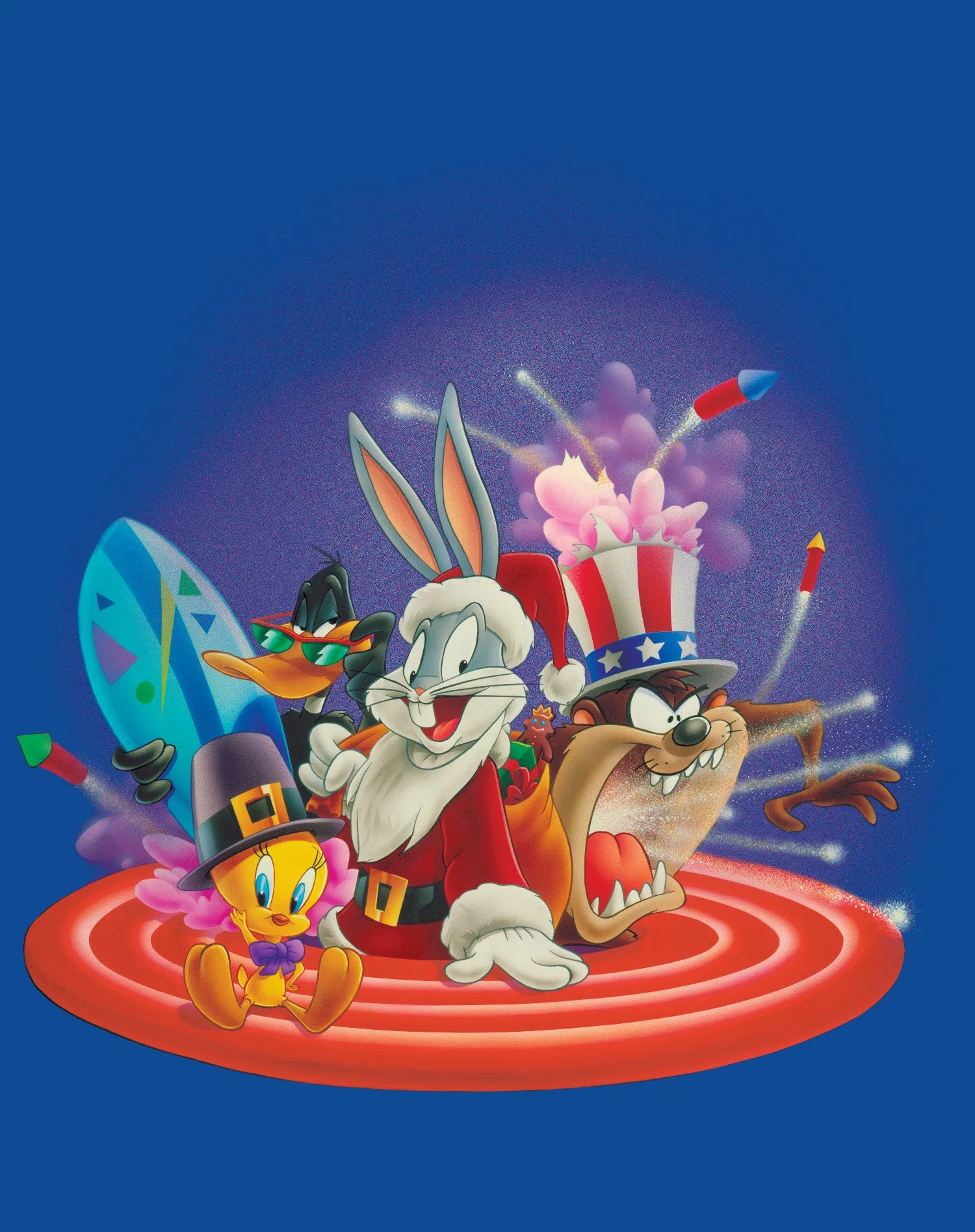 Looney Tunes American Holiday Official Men's T-Shirt